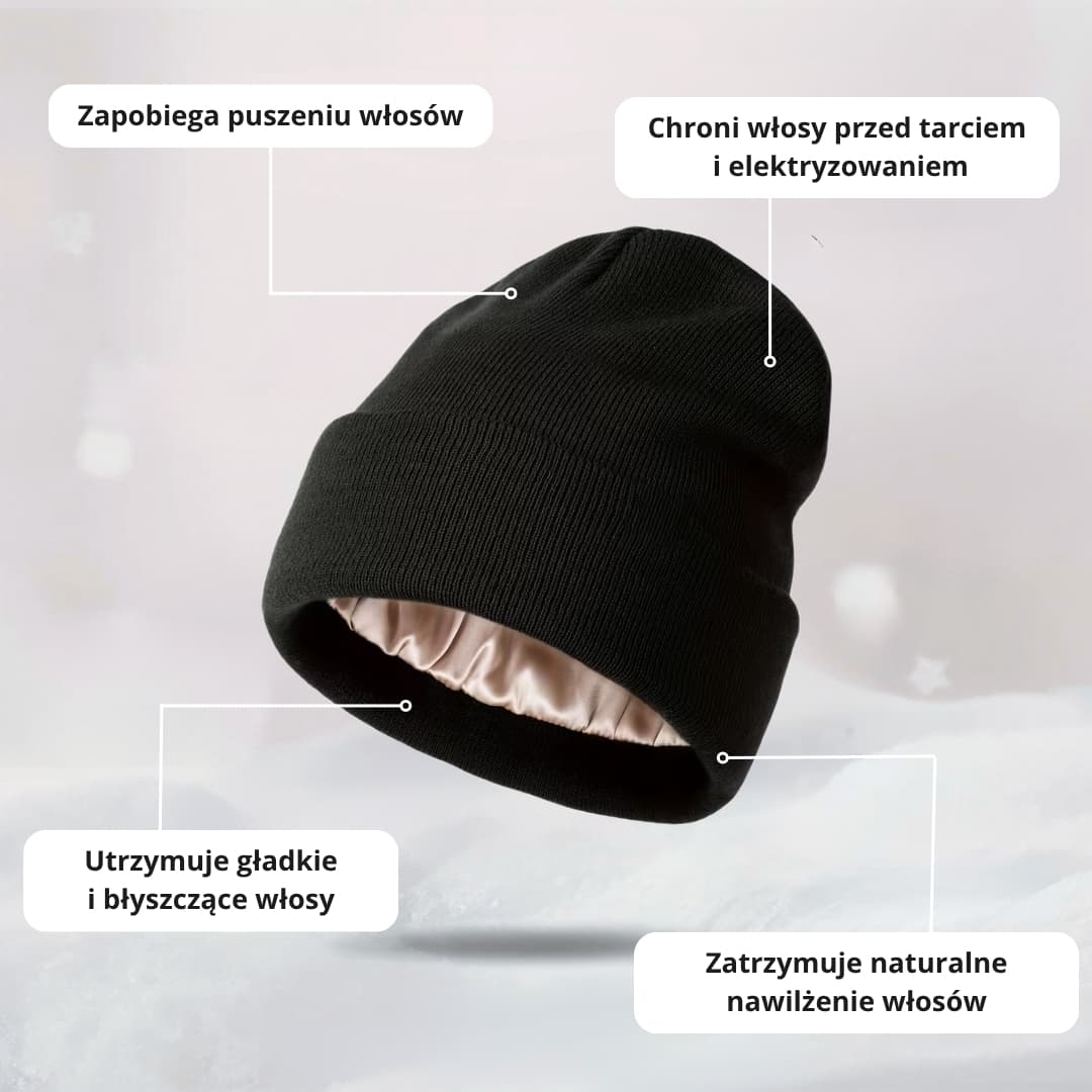 GlowUp Cap - czapka przeciw puszeniu i elektryzowaniu włosów